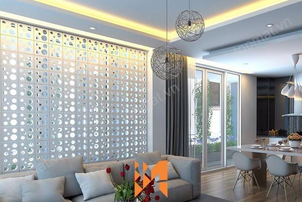 Lựa chọn màu sắc gạch bông gió phù hợp với từng không gian sống