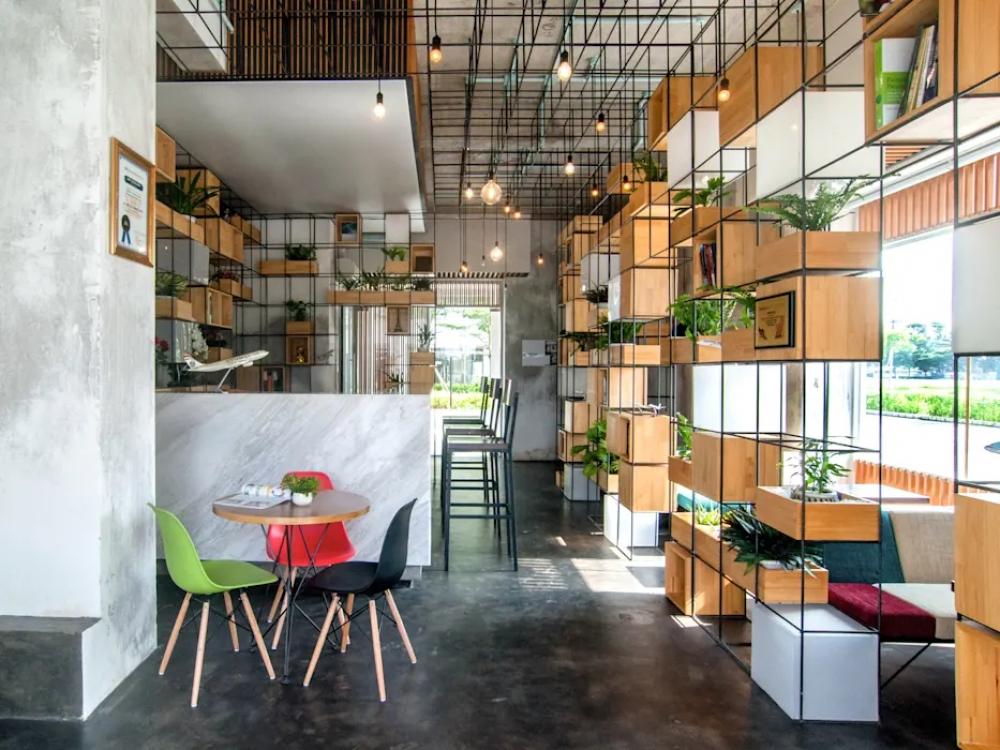 Đèn thả trang trí quán cafe