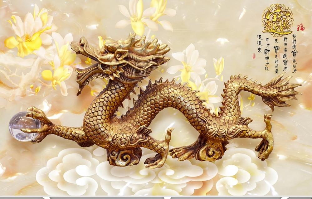 Treo tranh rồng trong phòng làm việc để thu hút tiền tài danh vọng