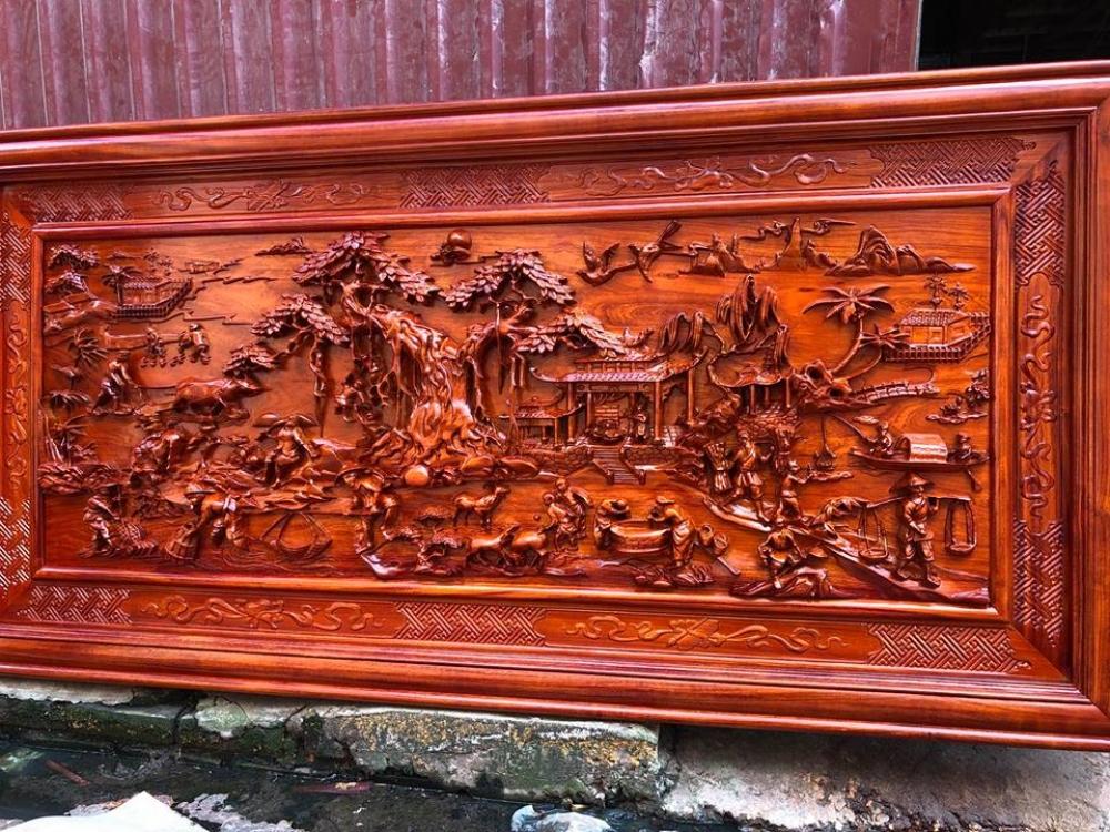 Tranh gỗ nghệ thuật đang chiếm được lòng tin yêu của nhiều người