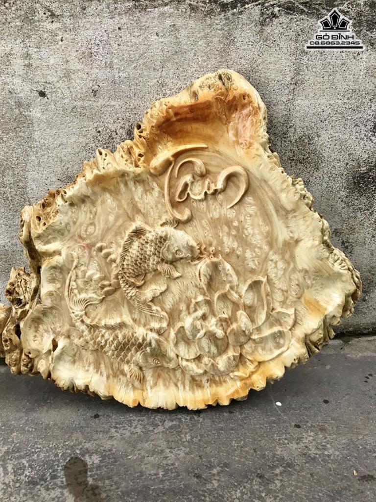 Tranh gỗ nu có độ bền hàng trăm năm